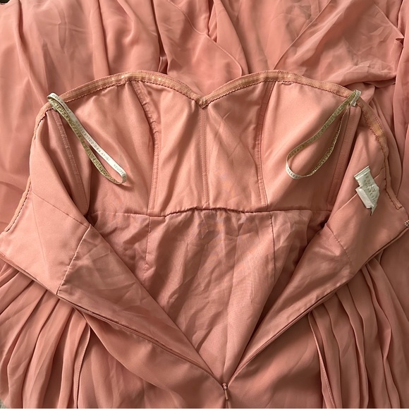 Jenny Yoo Annabelle Bridesmaid Dress in Begonia Pink sz 2 - Picture 8 of 11